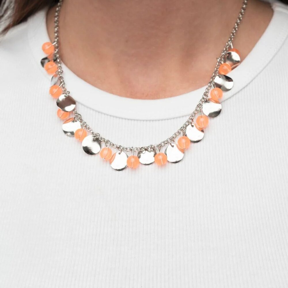 Paparazzi Jewelry - Having a Wonderful CHIME - Orange Necklace - Vintage